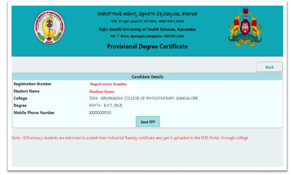 RGUHS How to Apply Provisional Degree Certificate (Steps to Apply for PDC Online)