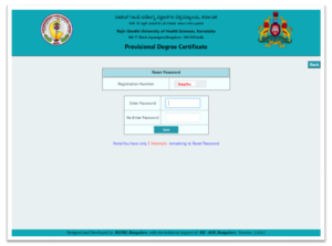 provisional degree certificate rguhs